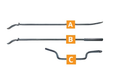 Zestaw łyżek do opon ciężarowych Ken-Tool T46